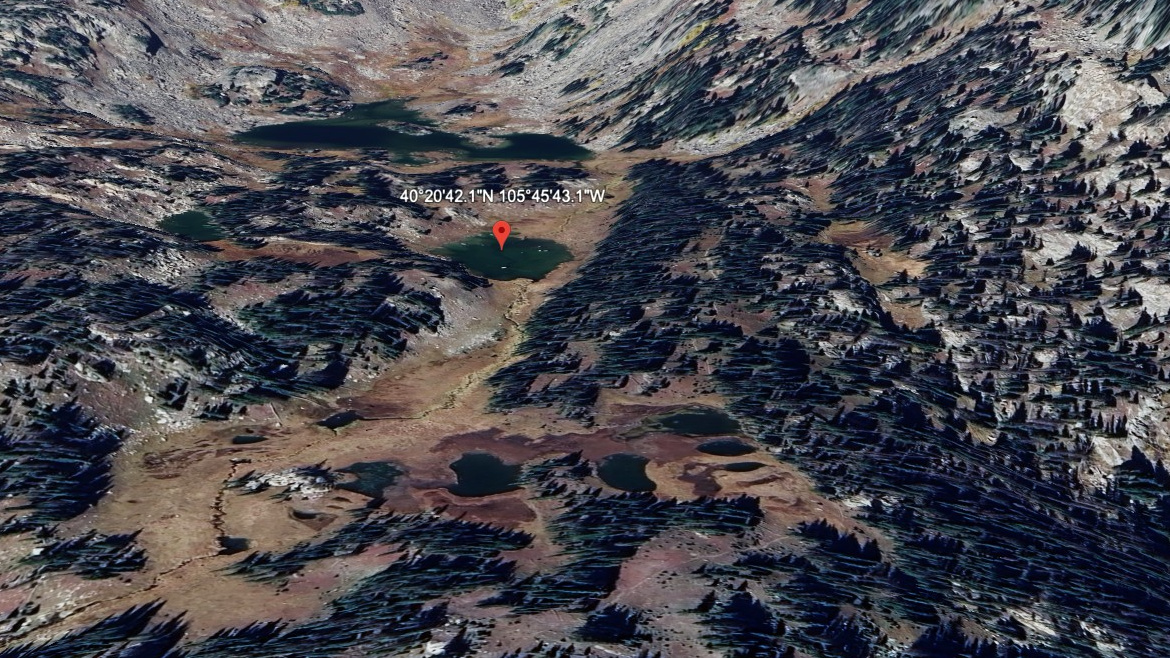 Haynach Lakes (south pond #1), Continental Divide / Flattop Area, Rocky Mountain National Park