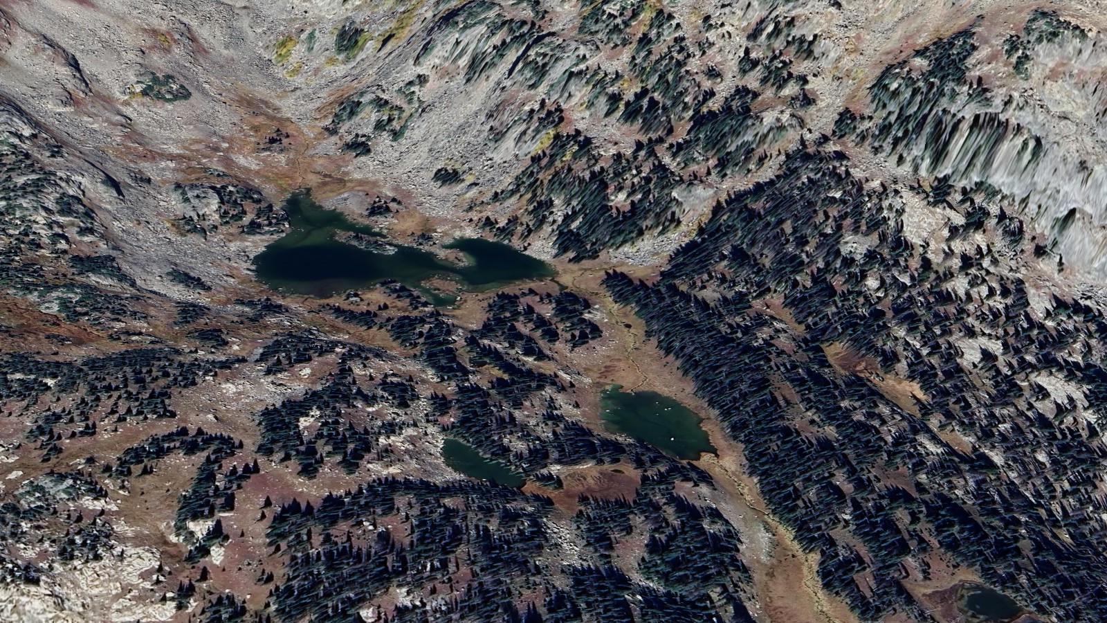 Haynach Lakes (main), Continental Divide / Flattop Area, Rocky Mountain National Park