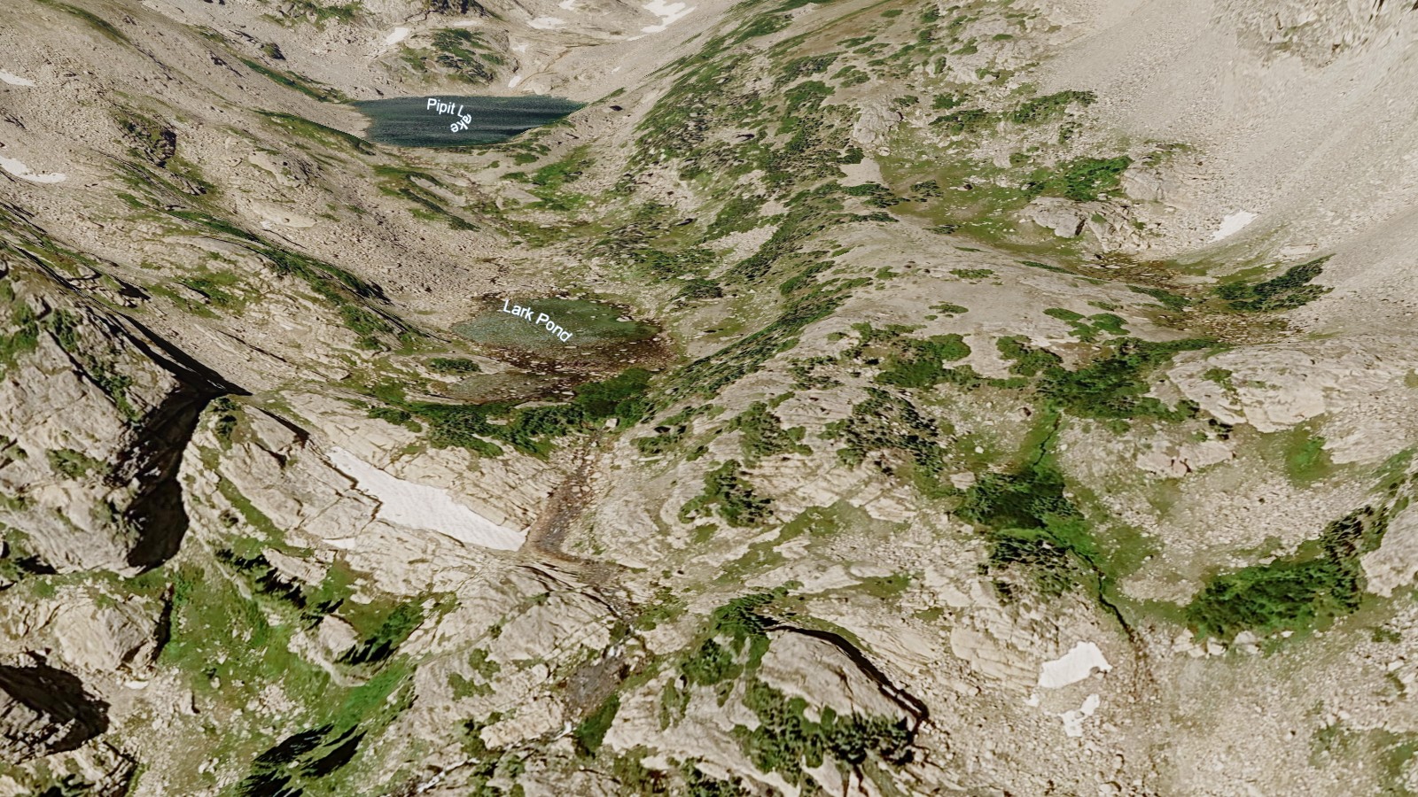 Lark Pond, Wild Basin, Rocky Mountain National Park