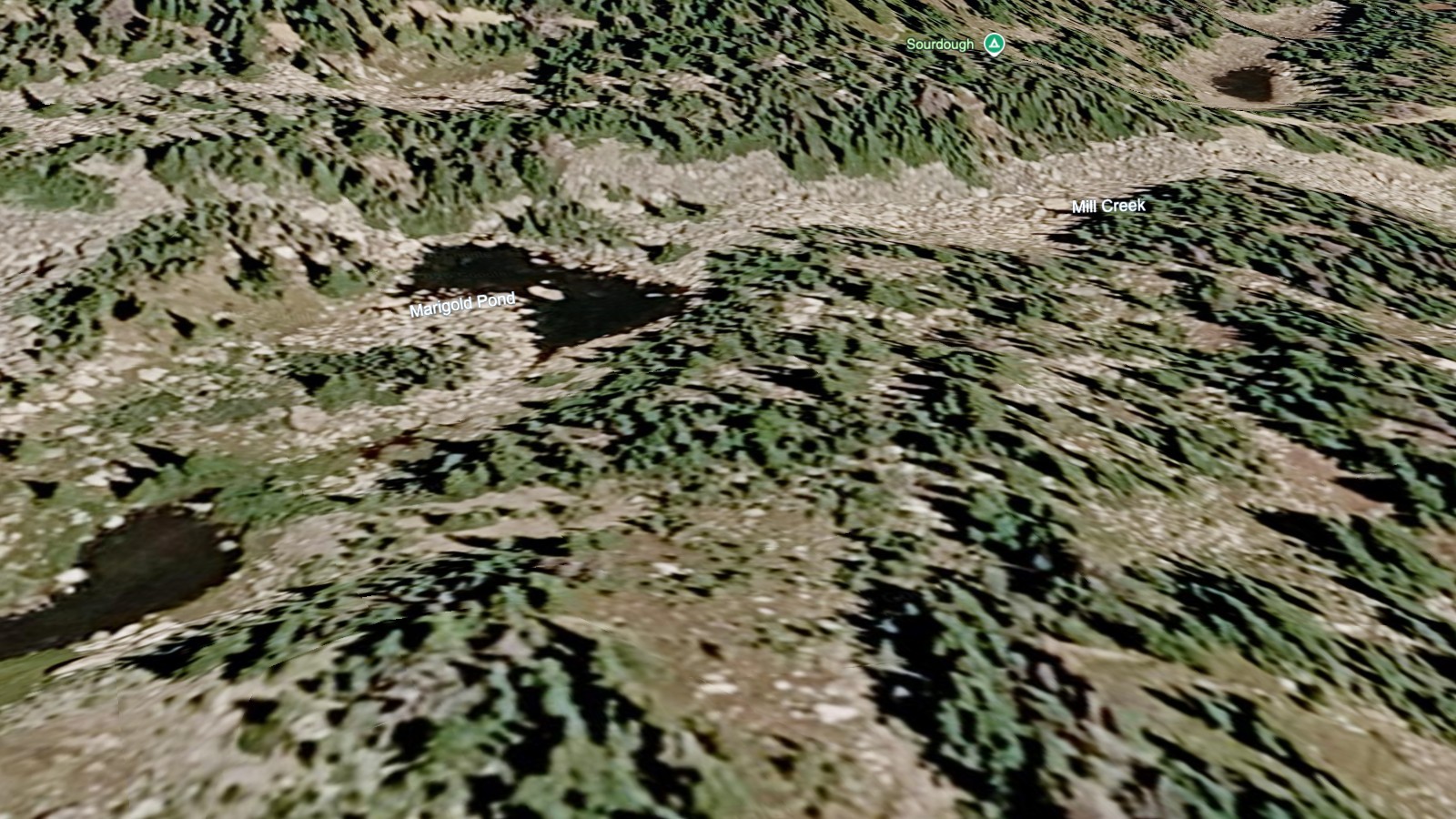 Marigold Pond, Bear Lake Corridor / Flattop Area, Rocky Mountain National Park