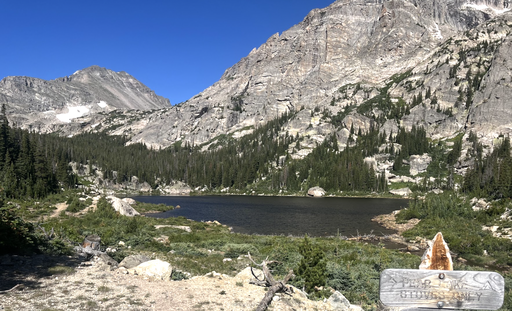 Pear Lake (Pear Reservoir), Wild Basin, Rocky Mountain National Park