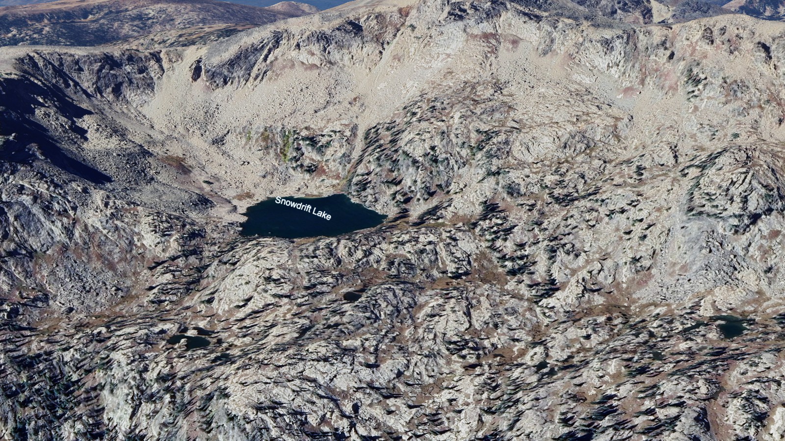 Snowdrift Lake, Continental Divide / Flattop Area, Rocky Mountain National Park